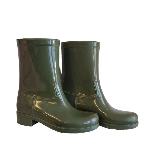 Joe Fresh Shoes - #SIS Joe Fresh Olive Rain Boots, 9 Very Gently Used